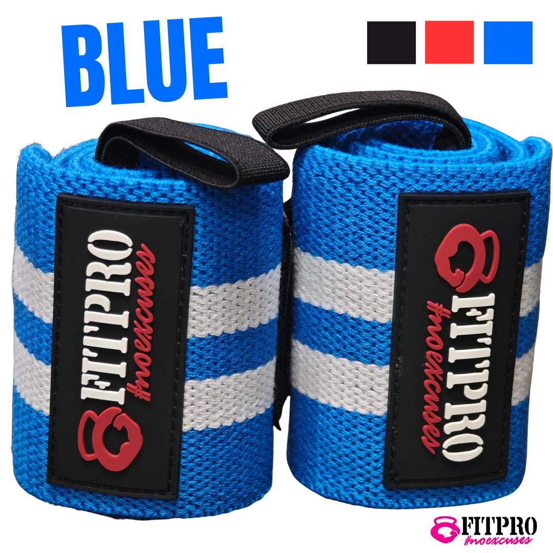 Fitpro Wrist Wraps สายรัดข้อมือยกน้ำหนัก 1 คู่  เพื่อป้องกันการบาดเจ็บข้อมือ / ที่ซัพพอร์ตข้อมือ หนา 3 มิล