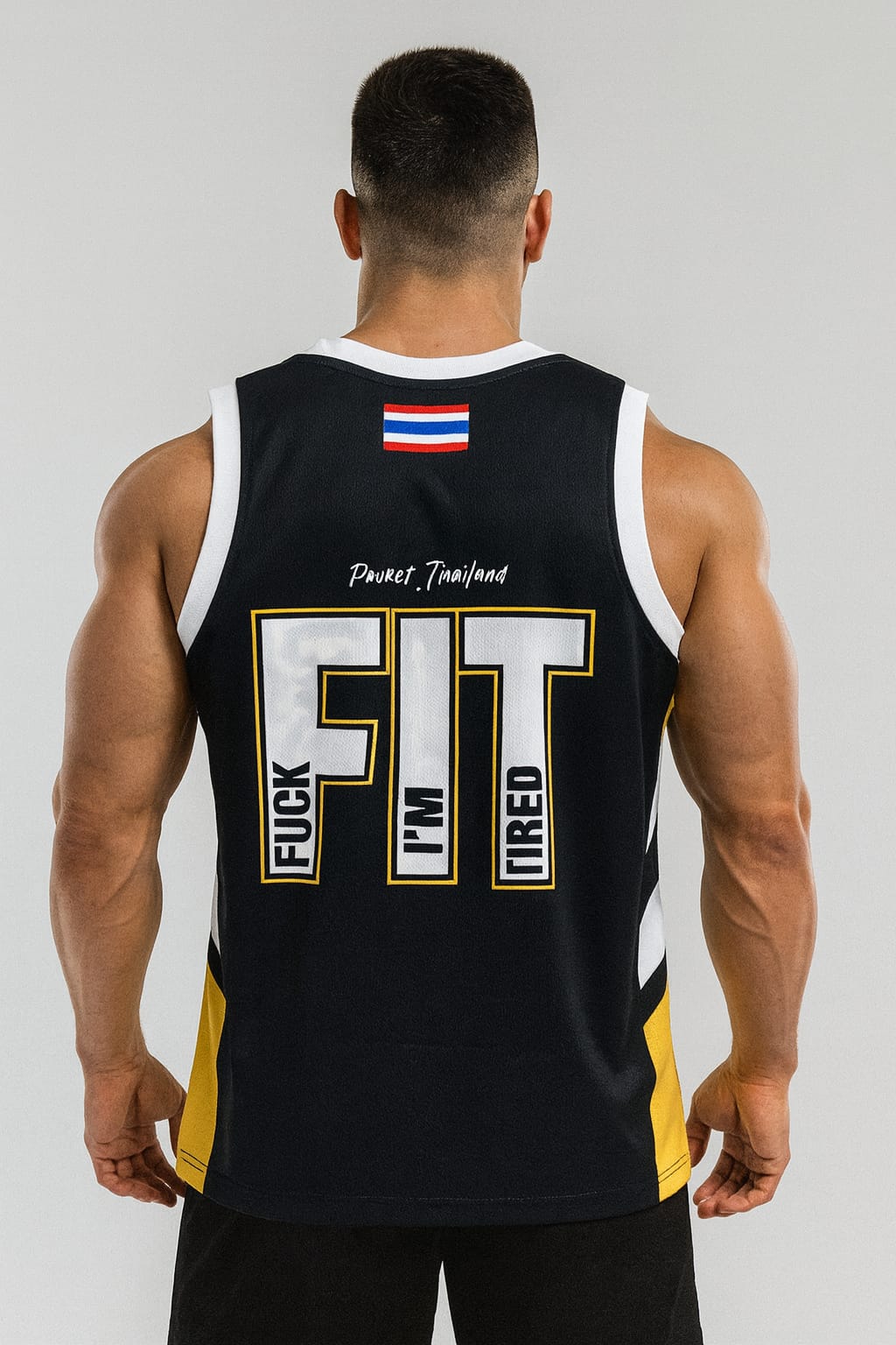Fitpro Man Singlet เสื้อกล้าม เสื้อบาสเกตบอล 100% โพลีเอสเตอร์