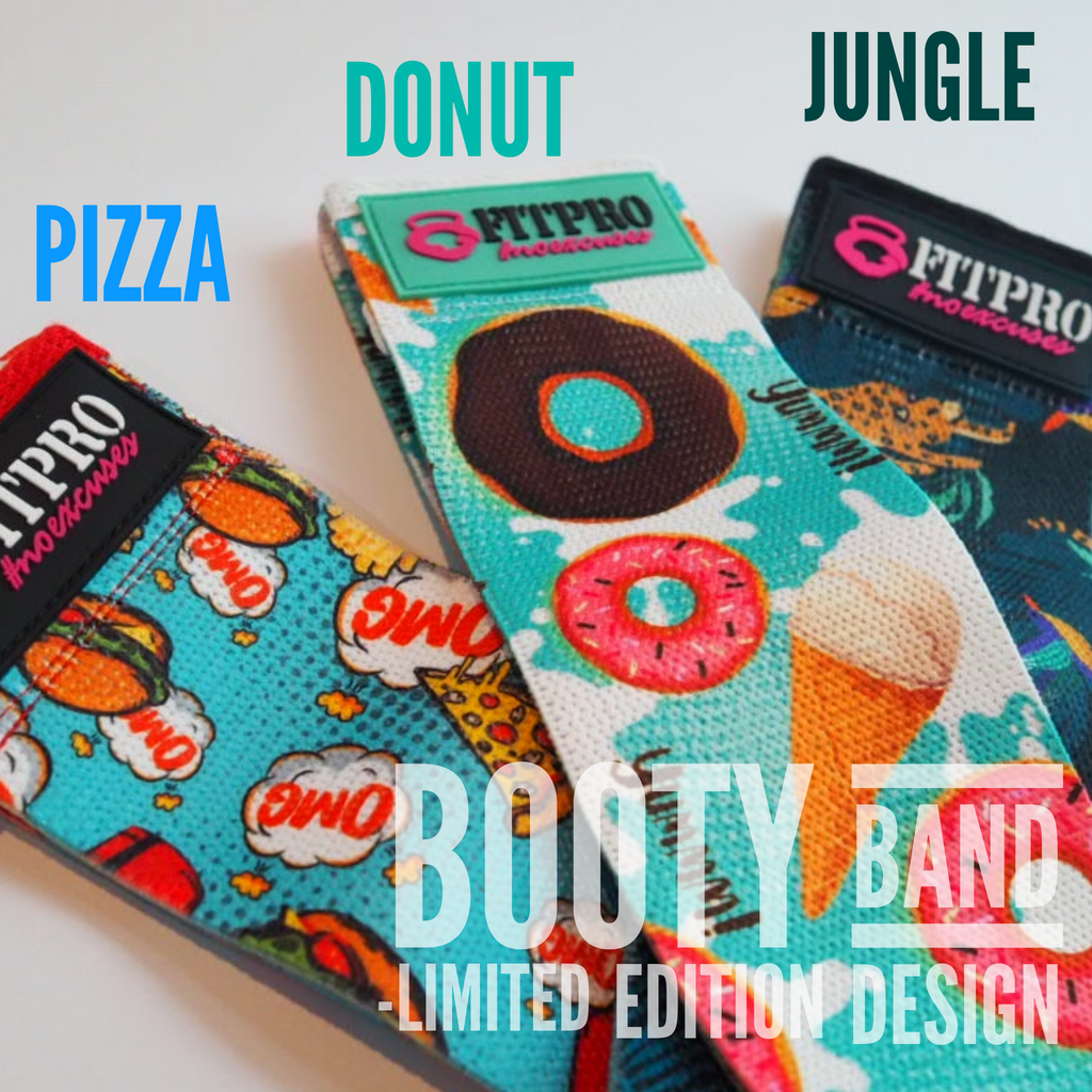 Hip Band / Booty Band ยางยืดปั้นก้น กระชับขา  และสะโพก Fitpro ตัวช่วยปั้นก้นและเพิ่มความแข็งแรงให้กับ Lower body